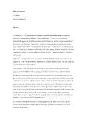 moral sensibility essay