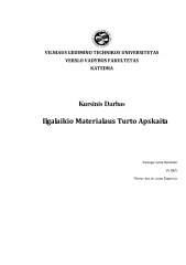 Ilgalaikio Turto Apskaita įmonėje - Mokslobaze.lt