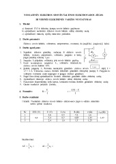 Nuolatinės Elektros Srovės Saltinio Elektrovaros Jėgos Ir Vidinės Elektrinės Varzos Nustatymas Mokslobaze Lt