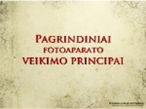 Pagrindiniai Fotografavimo Principai Mokslobaze Lt