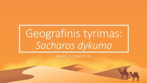 Sacharos Dykuma Pristatymas Mokslobaze Lt