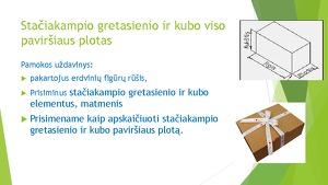 Staciakampio Gretasieno Ir Kubo Viso Pavirsiaus Plotas Mokslobaze Lt