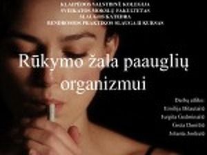 Rukymo Zala Paauglių Organizmui Mokslobaze Lt