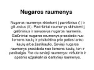 Nugaros Raumenys Mokslobaze Lt